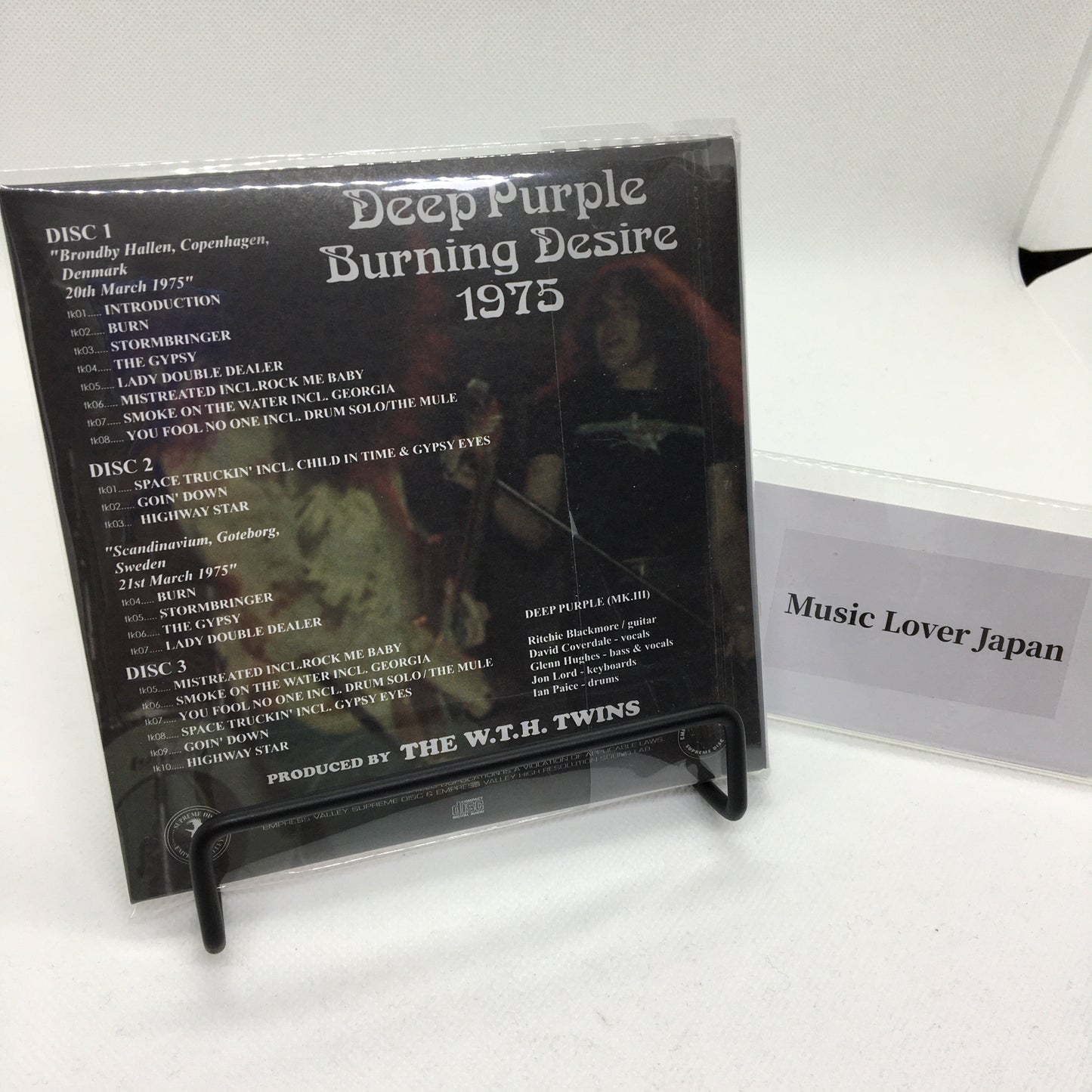 Deep Purple / Burning Desire Dinamarca y Suecia 1975 (3 CD) Empress Valley