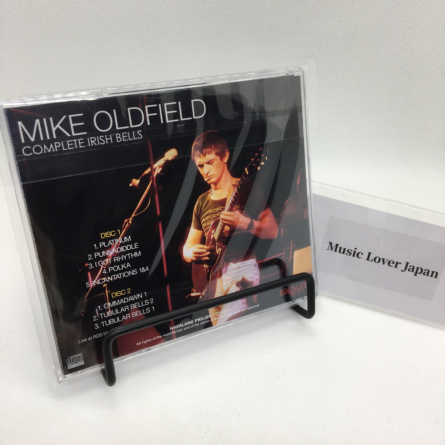 MIKE OLDFIELD / COMPLETE IRISH BELLS Soundboard (2CDR)