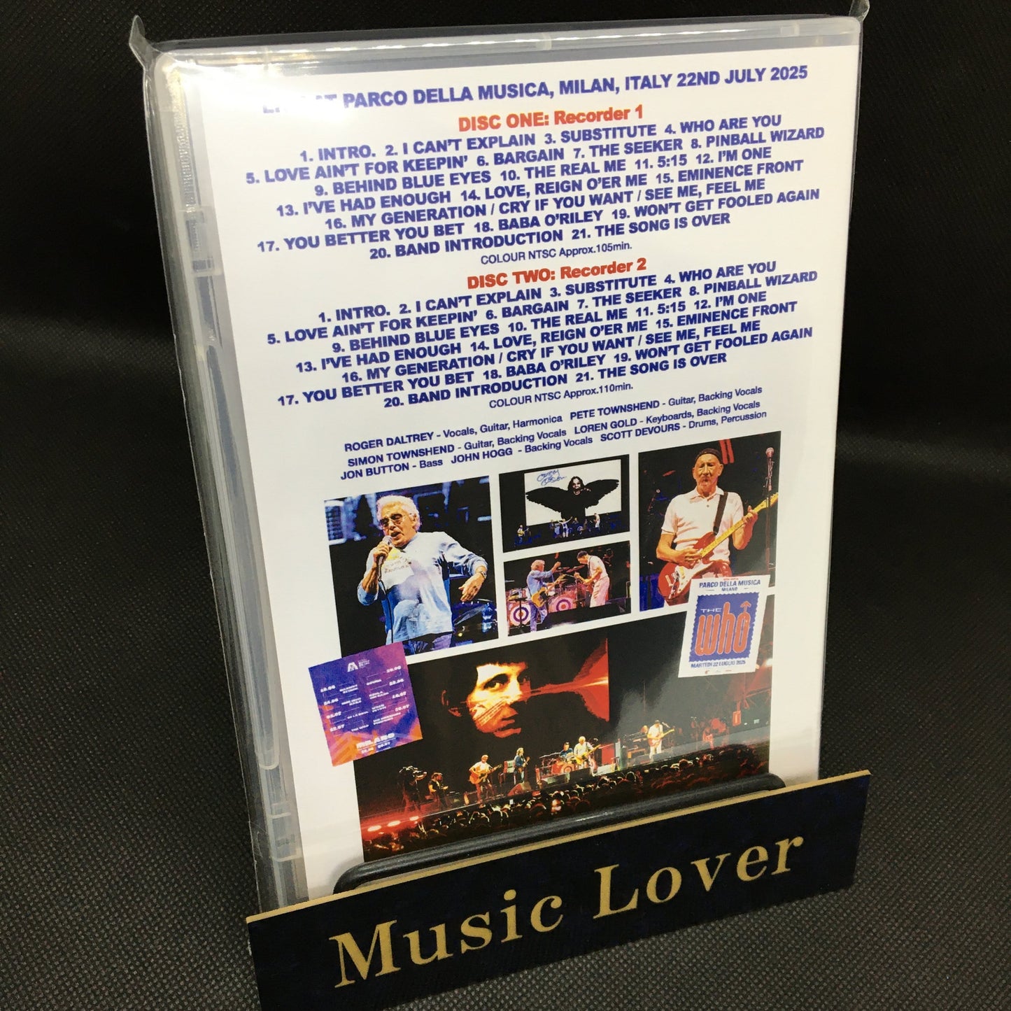 THE WHO / MILAN 2025 (2DVDR)