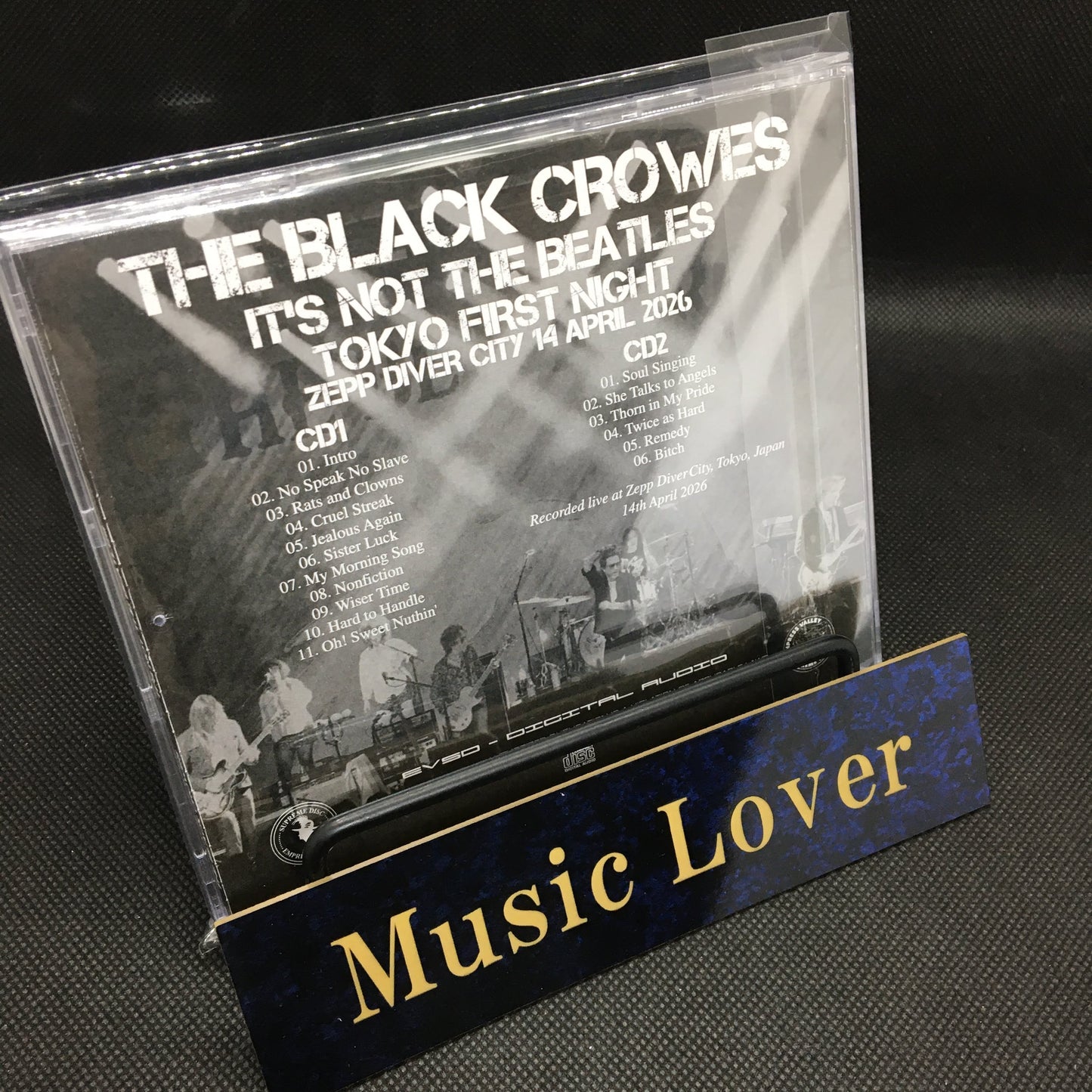 THE BLACK CROWES / IT’S NOT THE BEATLES 2026/04/14 TOKYO FIRST NIGHT (2CD)
