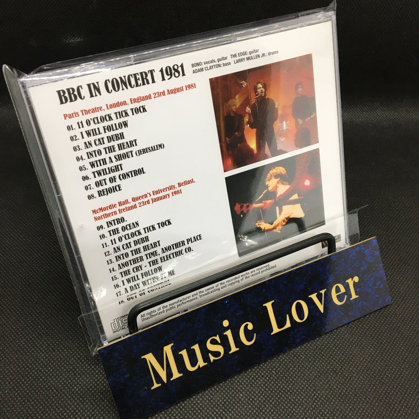 U2 / BBC IN CONCERT 1981 STEREO SOUNDBOARD (1CD)