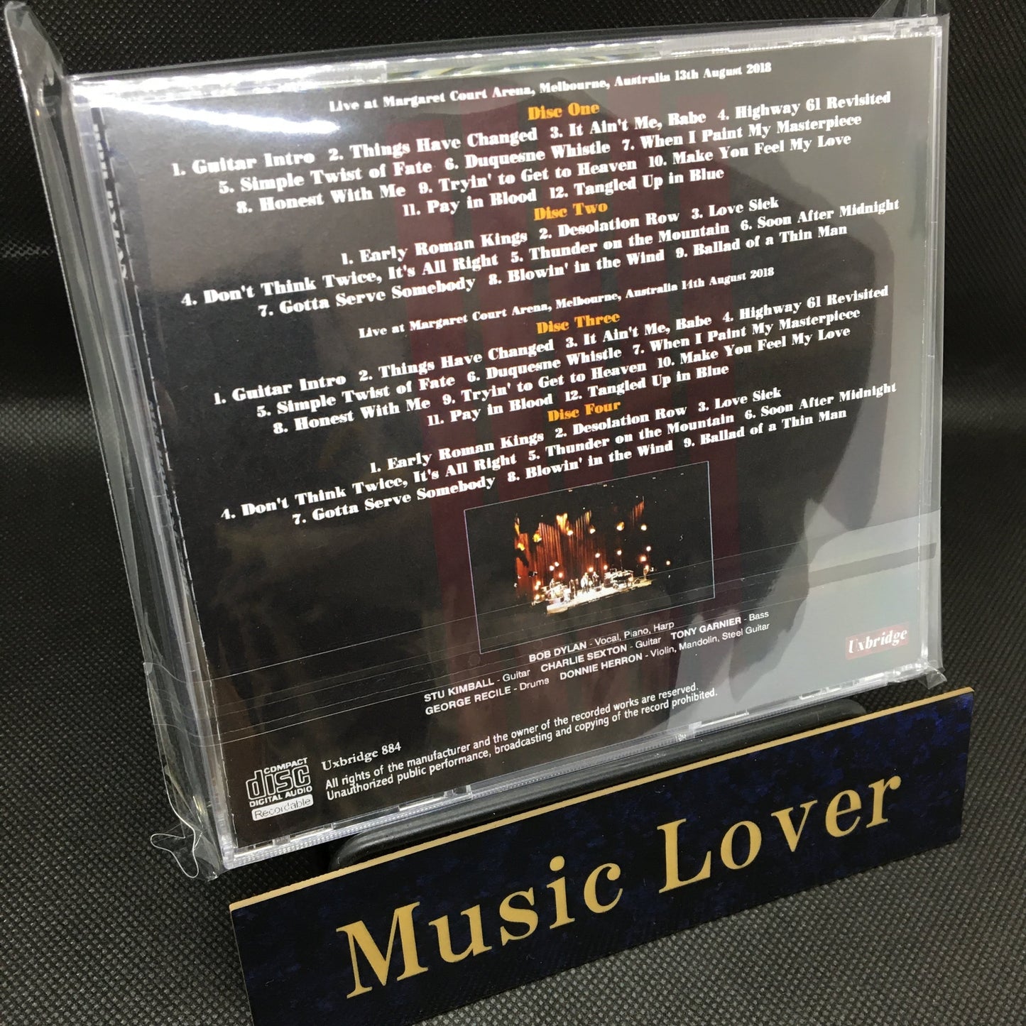 BOB DYLAN / MELBOURNE 2018 (4CDR)