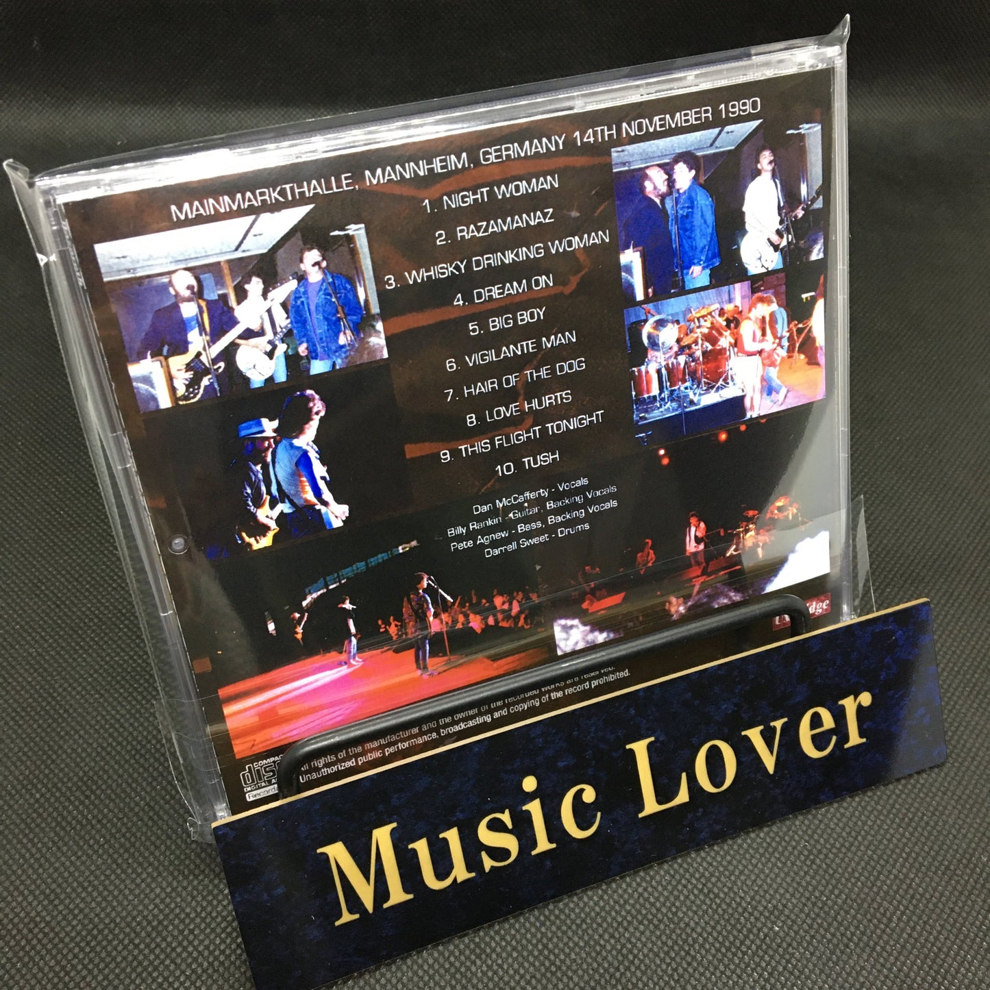 NAZARETH / MANNHEIM 1990 SOUNDBOARD (1CDR)