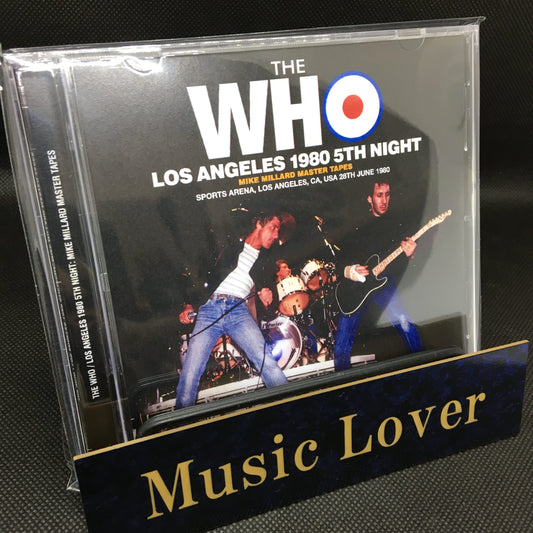 THE WHO / LOS ANGELES 1980 5TH NIGHT MIKE MILLARD MASTER TAPES (2CDR)