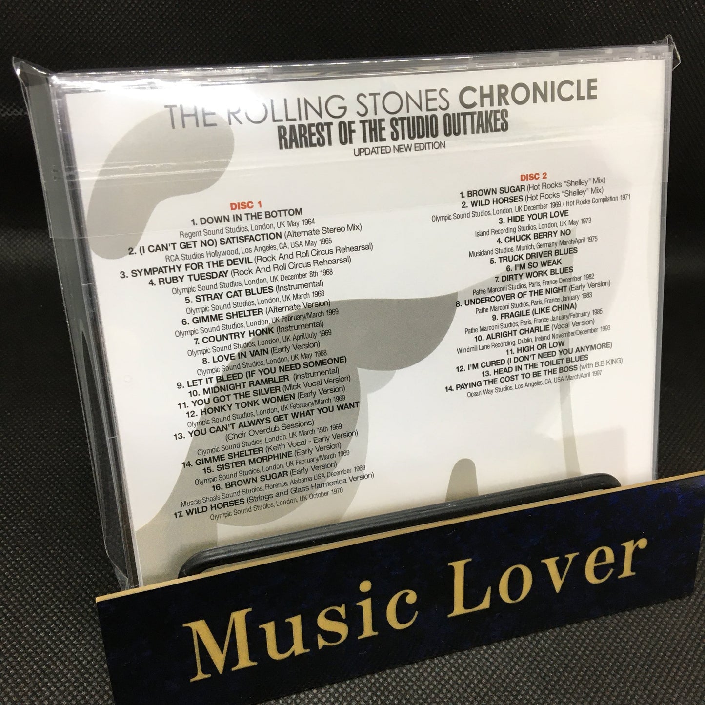 THE ROLLING STONES / CHRONICLE RAREST OF THE STUDIO OUTTAKES UPDATED NEW EDITION 2024 (2CD)