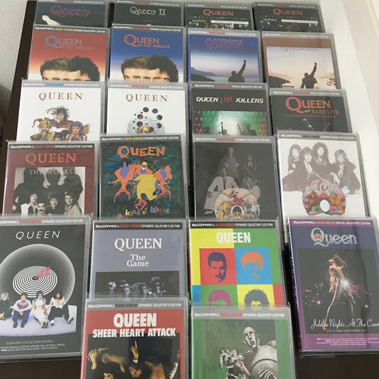 QUEEN / EDICIÓN AMPLIADA DE COLECCIONISTA Conjunto completo de 22 (44 CD + 28 DVD)