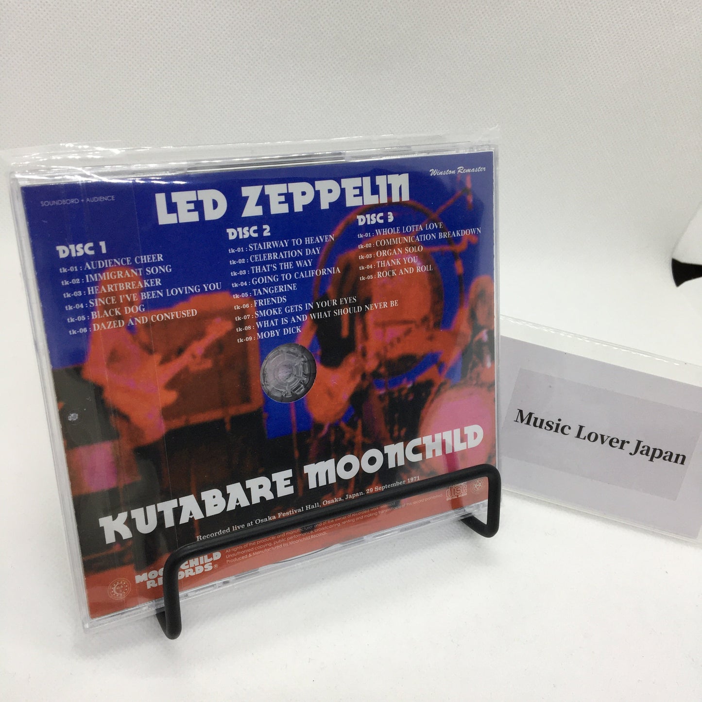 Led Zeppelin Kutabare Moonchild 3CD Moon Child Record