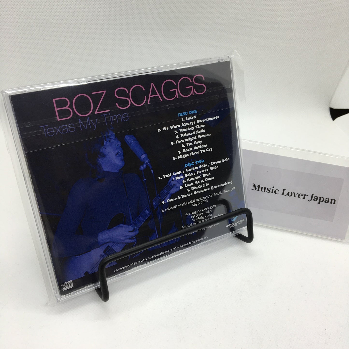 BOZ SCAGGS / TEXAS MY TIME (1CDR)