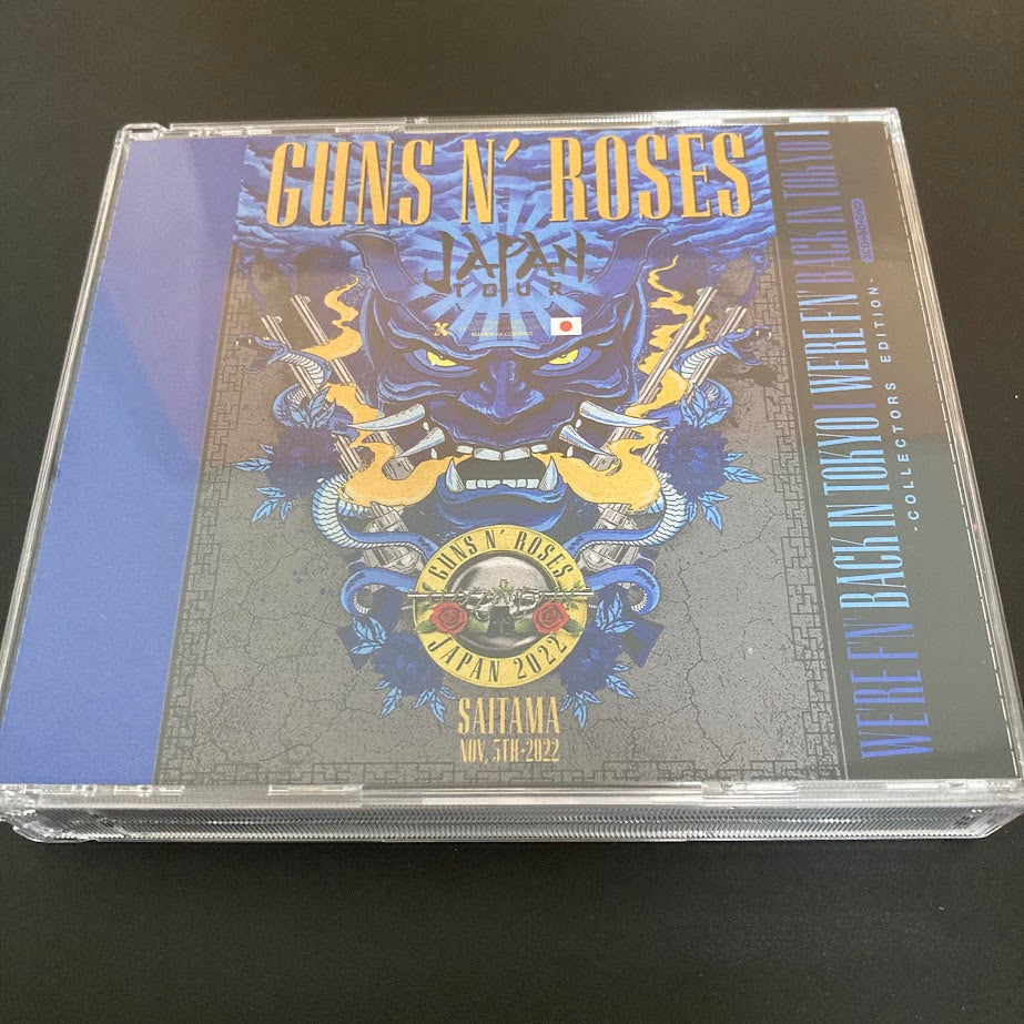 GUNS N EROSES / WE'RE F'N' BACK IN TOKYO #1 Collector’s Edition (3CDR+BDR+DVDR)