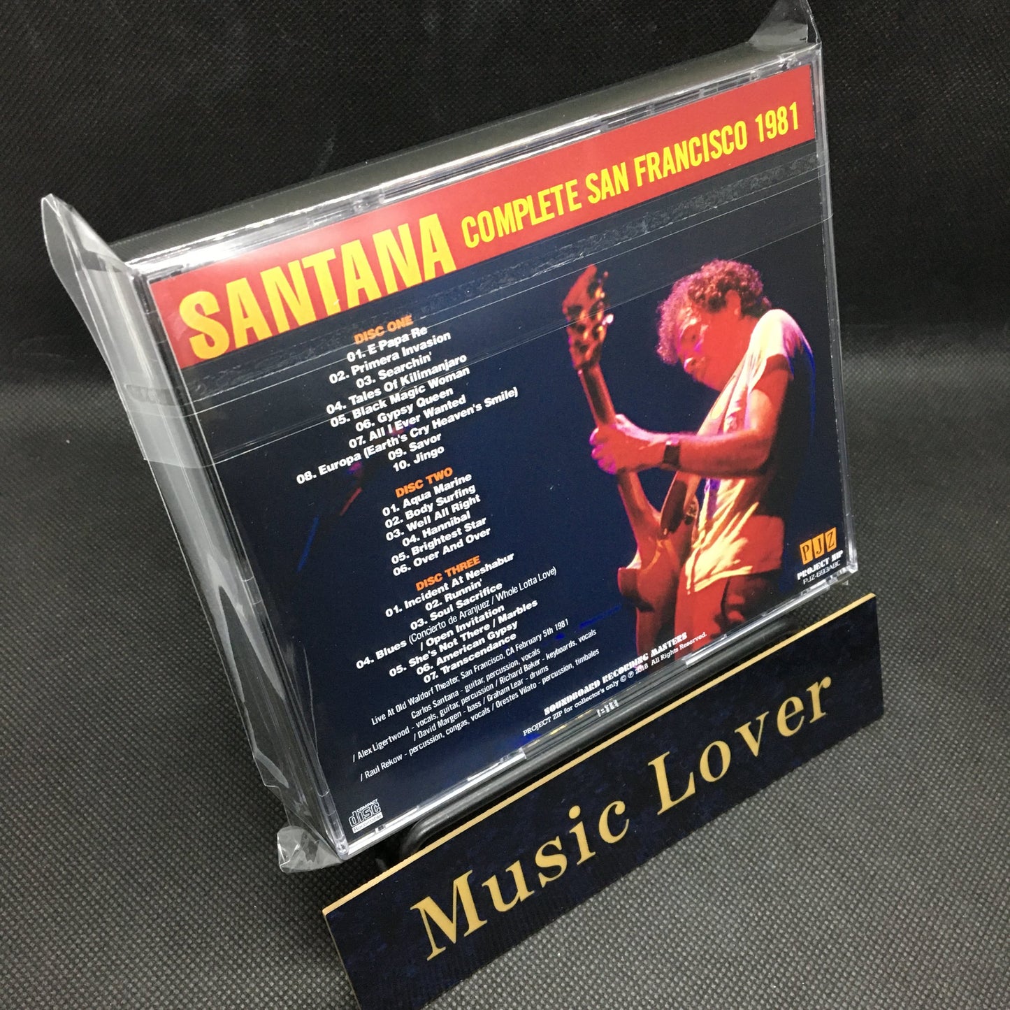 SANTANA / COMPLETE SAN FRANCISCO 1981 SOUNDBOARD (3CDR)