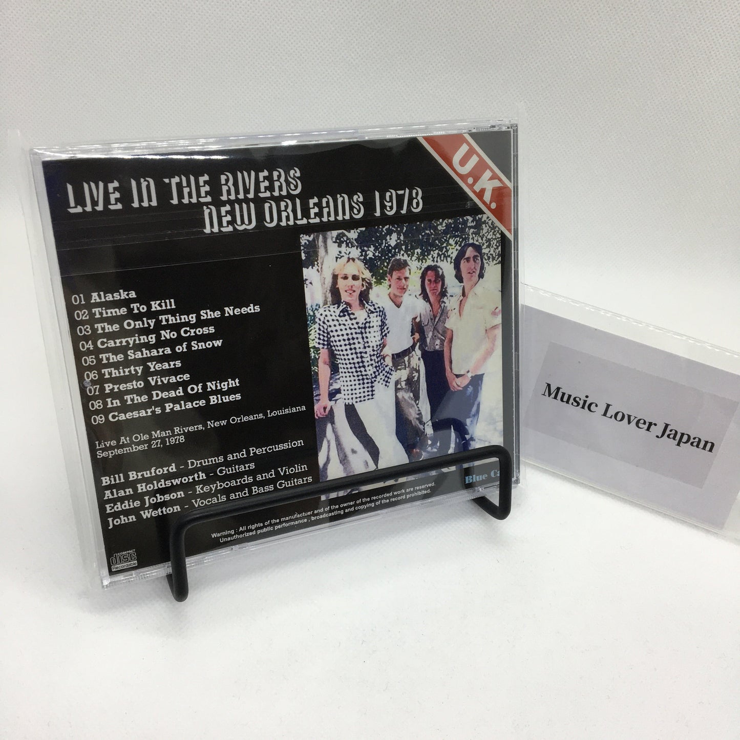 U.K. / LIVE IN THE RIVERS (1CDR)