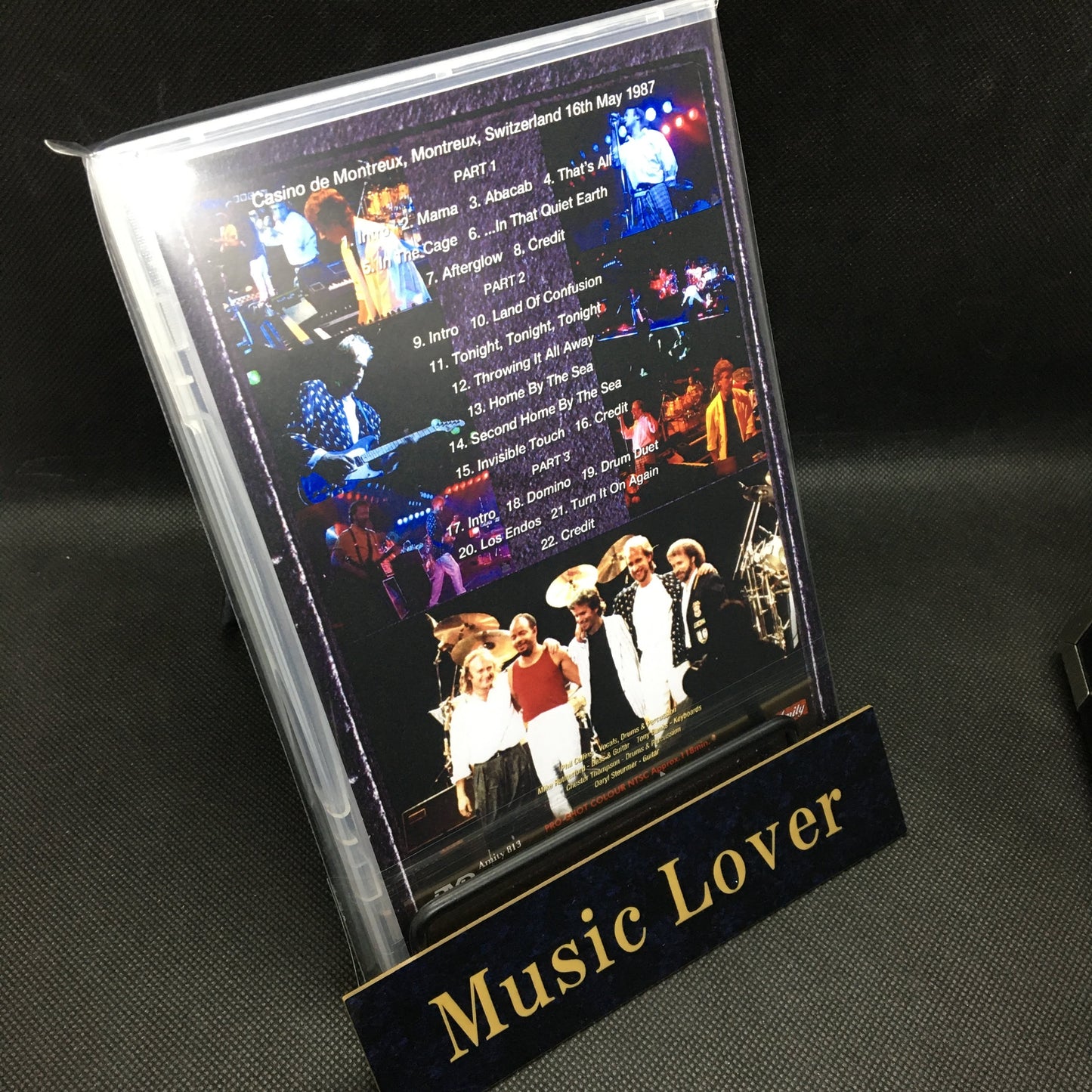 GENESIS / MONTREUX 1987 COMPLETE PRO-SHOT HD UPSCALE (1DVDR)