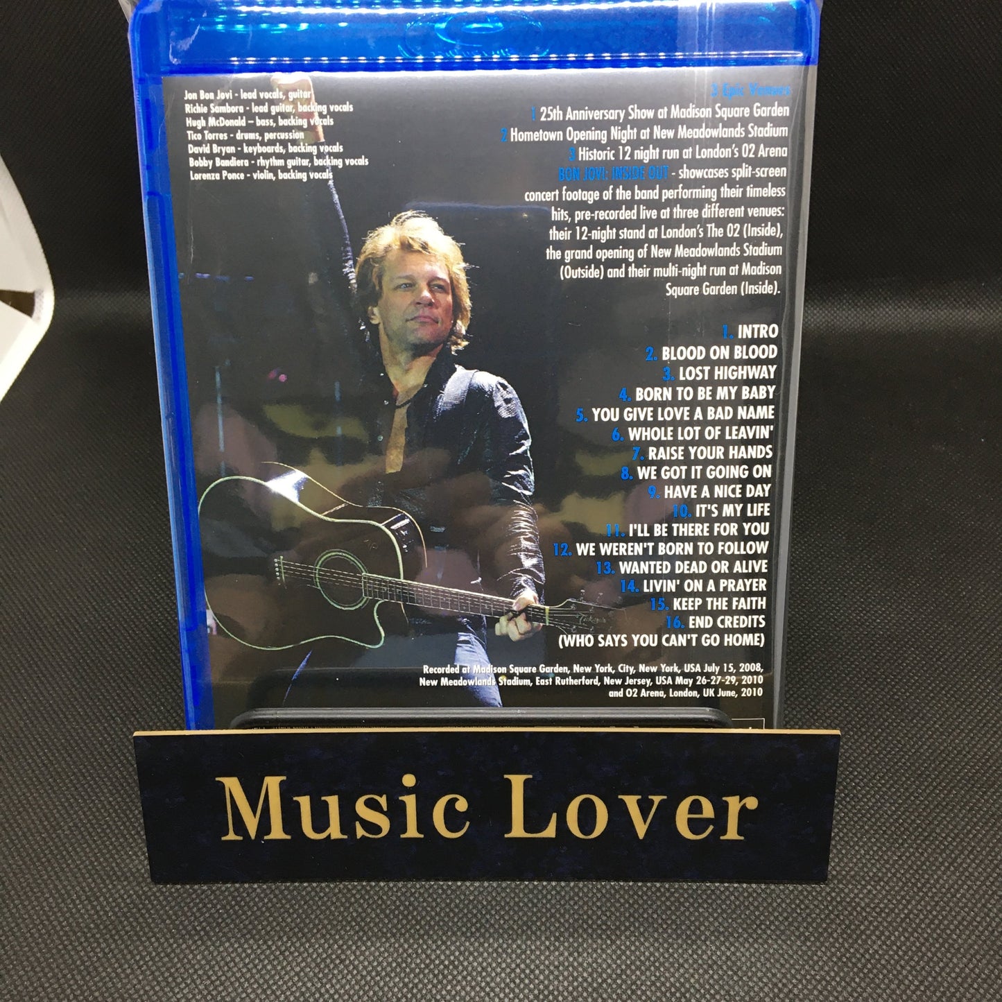 Bon Jovi Inside Out Blu-ray 2008 2010 1BDR