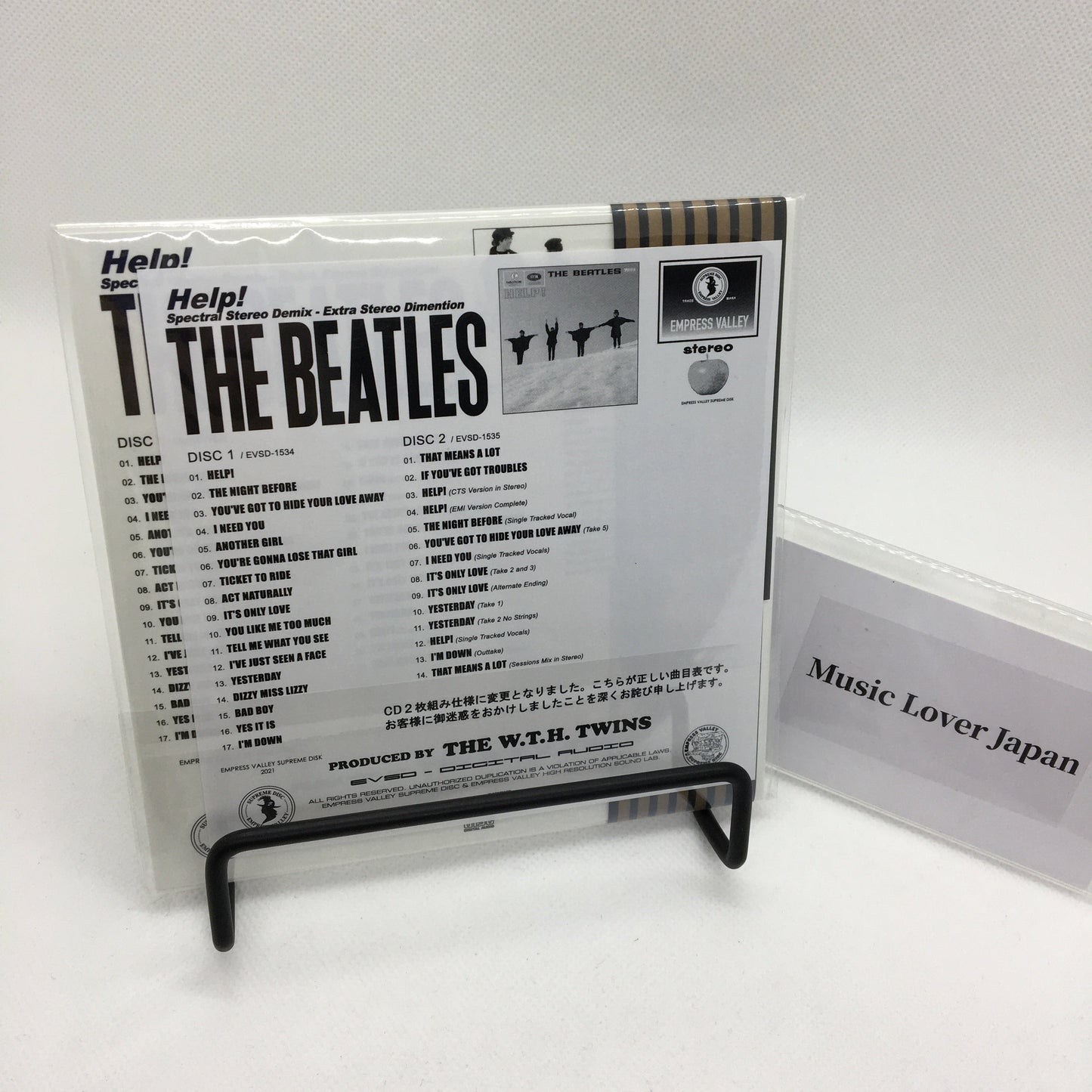 THE BEATLES / HELP! - SPECTRAL STEREO DEMIX 2CD EMPRESS VALLEY