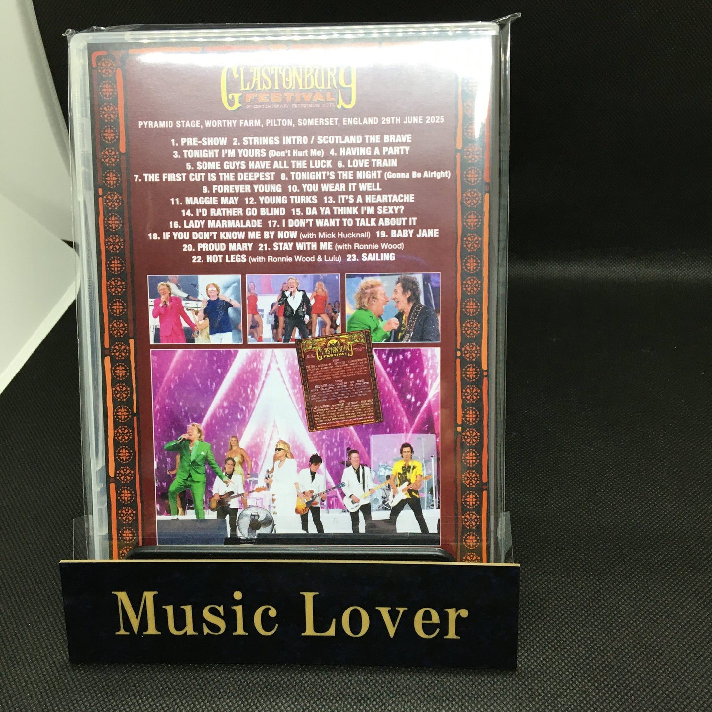 ROD STEWART / GLASTONBURY FESTIVAL 2025 PRO SHOT (1DVDR)