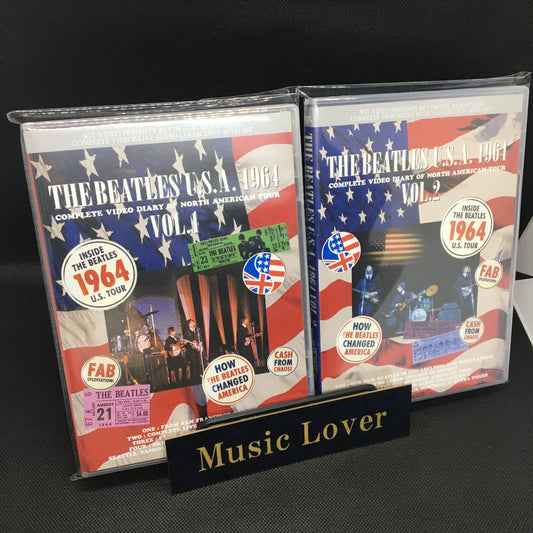 The Beatles / U.S.A 1964 Vol. 1 & 2 Set San Francisco Hollywood New York (8DVD)