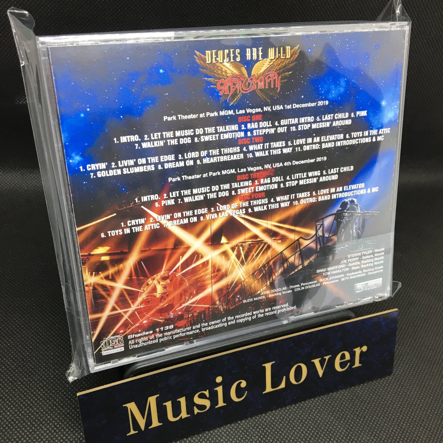 AEROSMITH / LAS VEGAS: DECEMBER 2019 (4CDR)