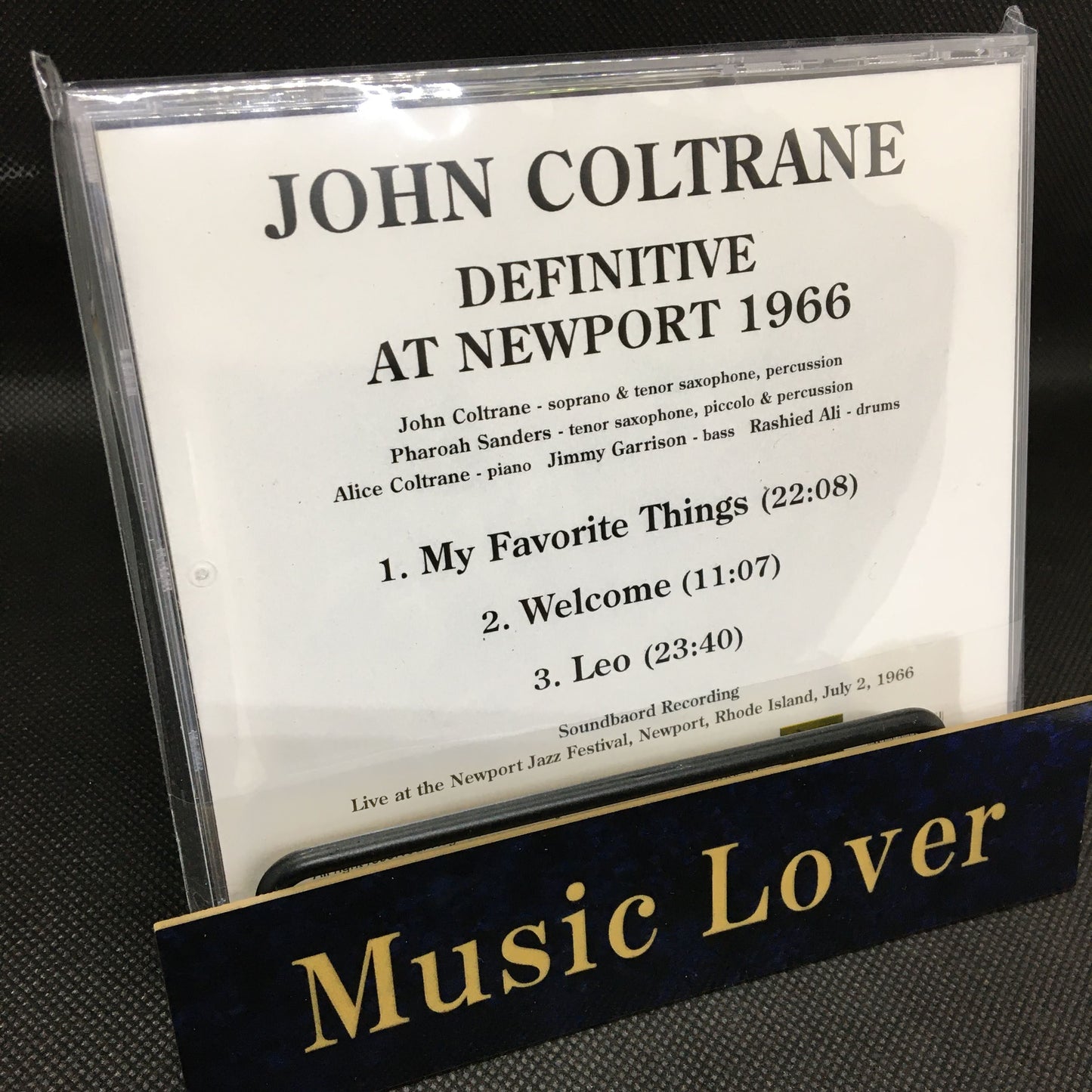JOHN COLTRANE / DEFINITIVE AT NEWPORT 1966 SOUNDBOARD (1CDR)
