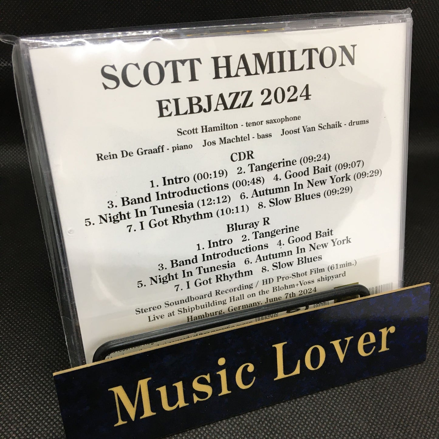 SCOTT HAMILTON / ELBJAZZ 2024 SONIDO ESTÉREO (1 CD)