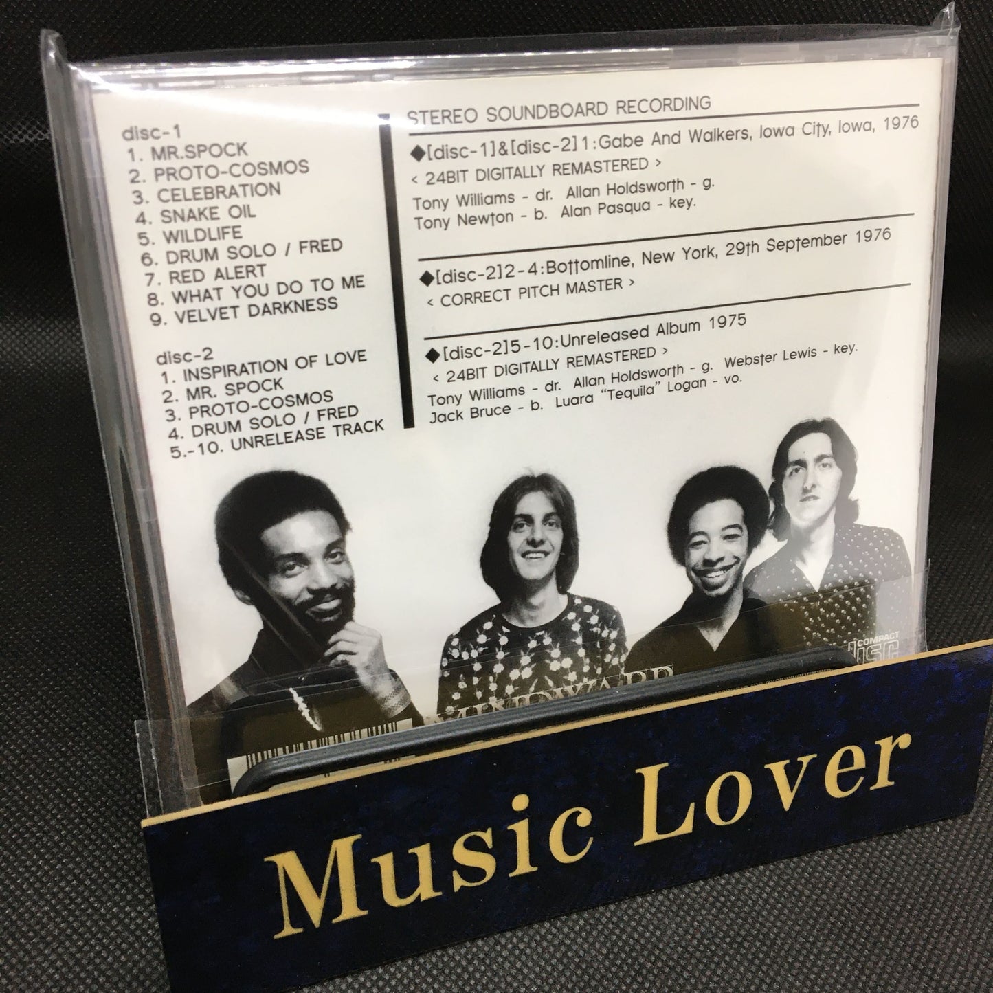 The New Tony Williams Lifetime / Running Wild STEREO SOUNDBOARD (2CD)