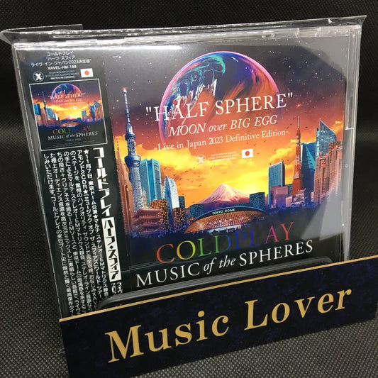 COLDPLAY / MUSIC of the SPHERE MOON OVER BIG EGG LIVE IN JAPAN (2CDR+1BDR)