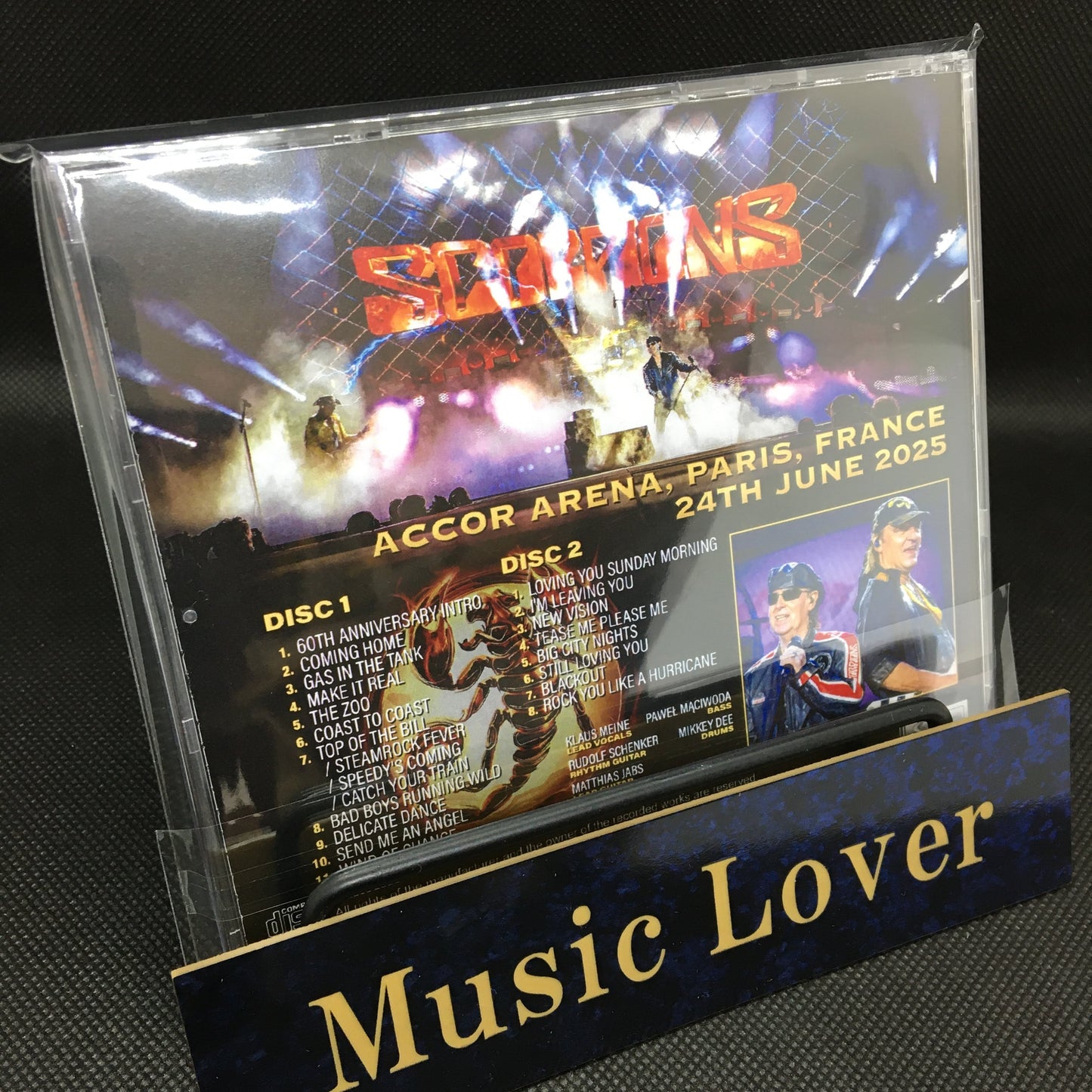 SCORPIONS / PARIS 2025 ORIGINAL IEM RECORDING (2CDR)