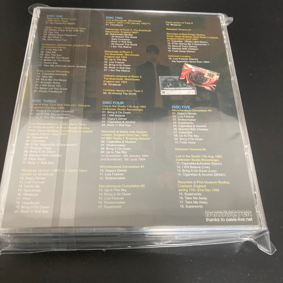 OASIS / THE BURNAGE YEARS 1988-1993 【5CD】