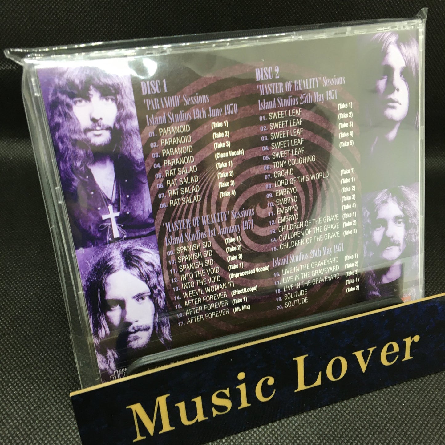 BLACK SABBATH / STUDIO OUTTAKES 1970/1971 STEREO SOUNDBOARD (2CD)