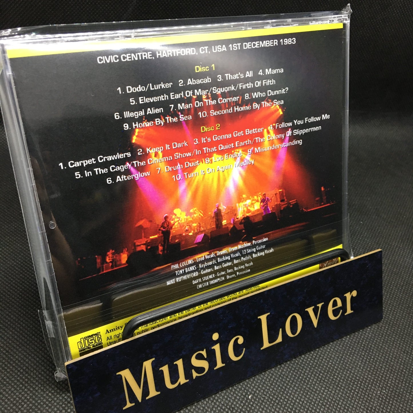 GENESIS / HARTFORD 1983 SOUNDBOARD (2CDR)