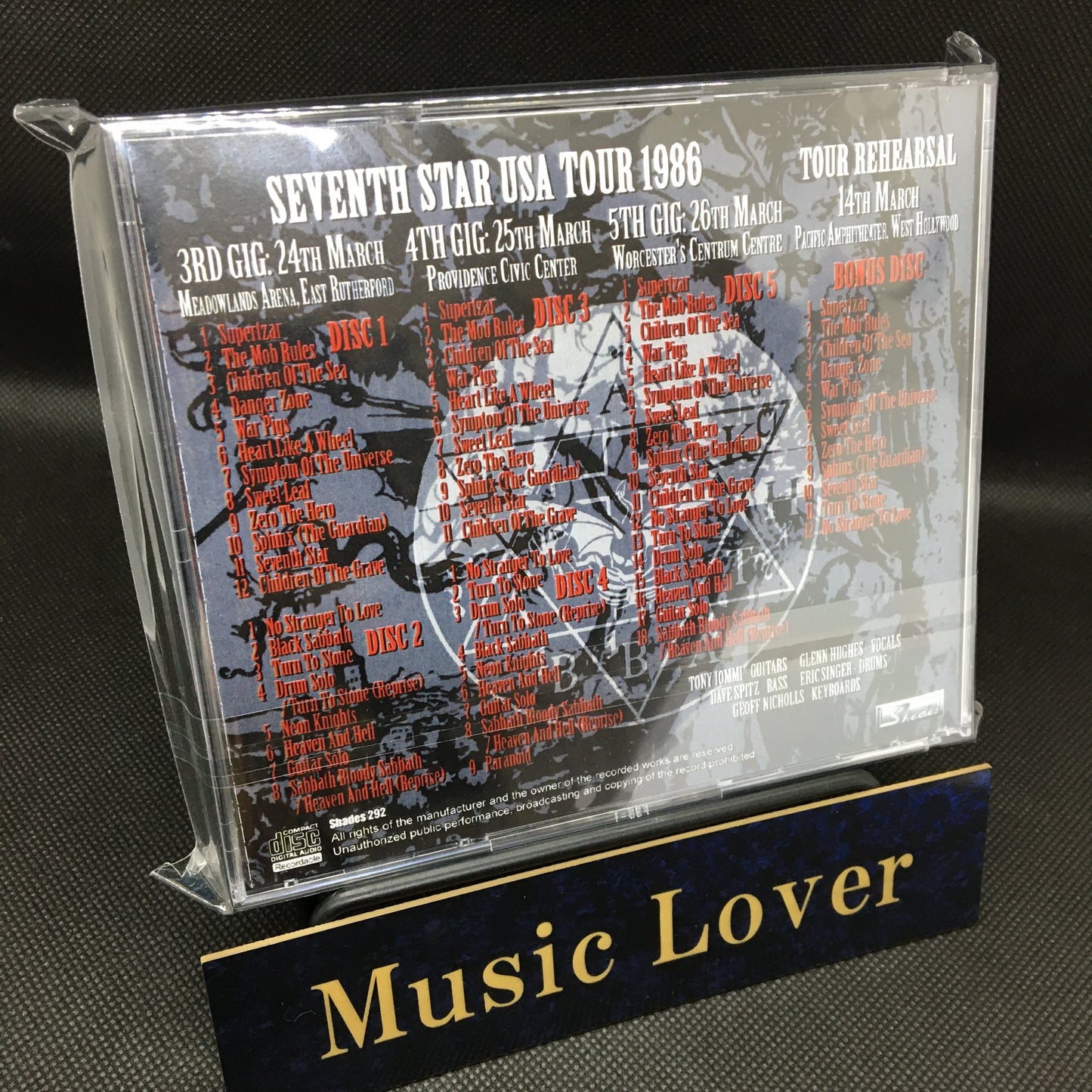 BLACK SABBATH / COMPLETE GLENN HUGHES LIVES VOL.3 (6CDR)