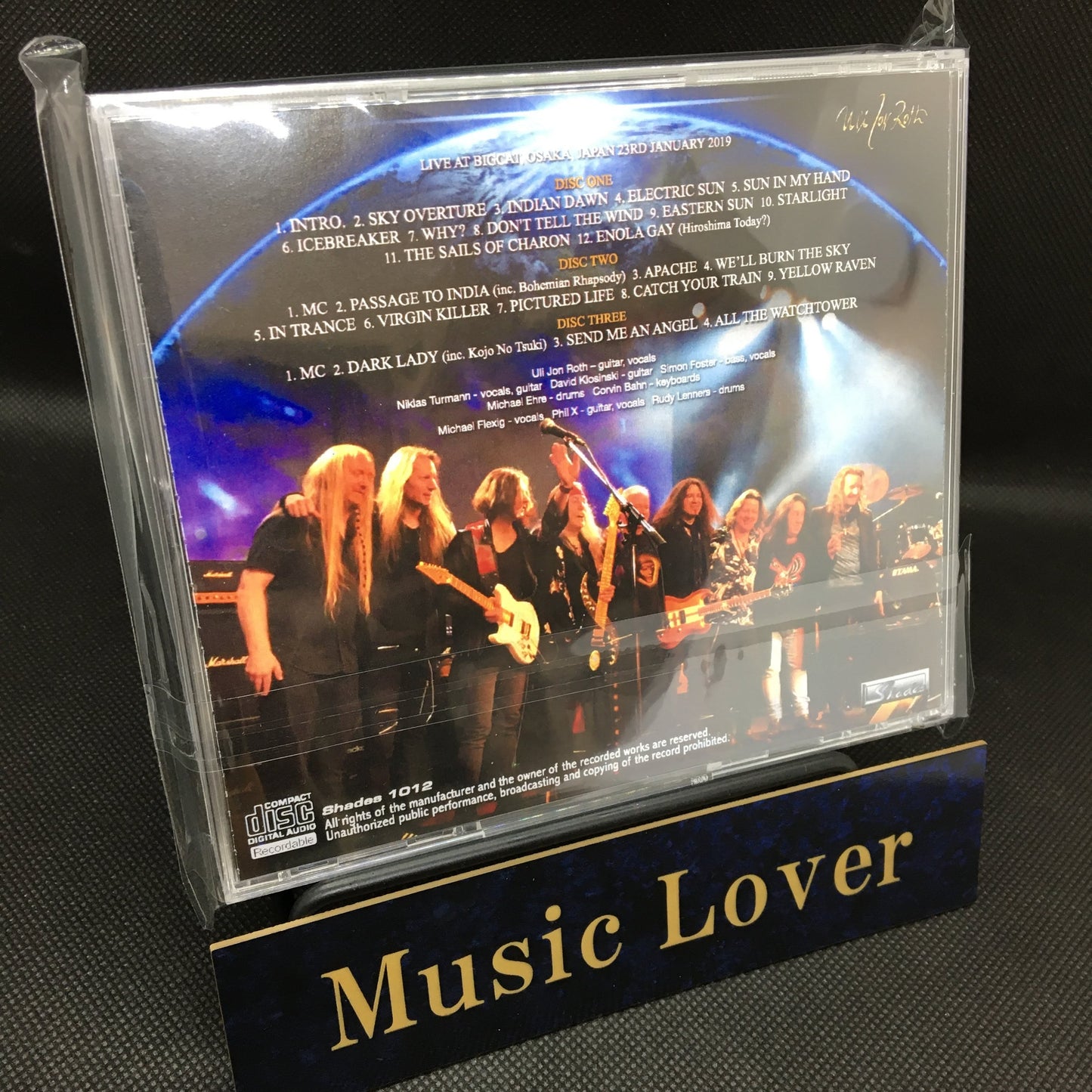 ULI JON ROTH / OSAKA 2019 (3CDR)