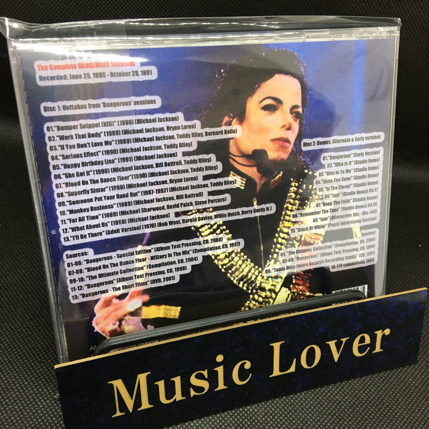 Michael Jackson / The Complete DANGEROUS Sessions (2CDR)