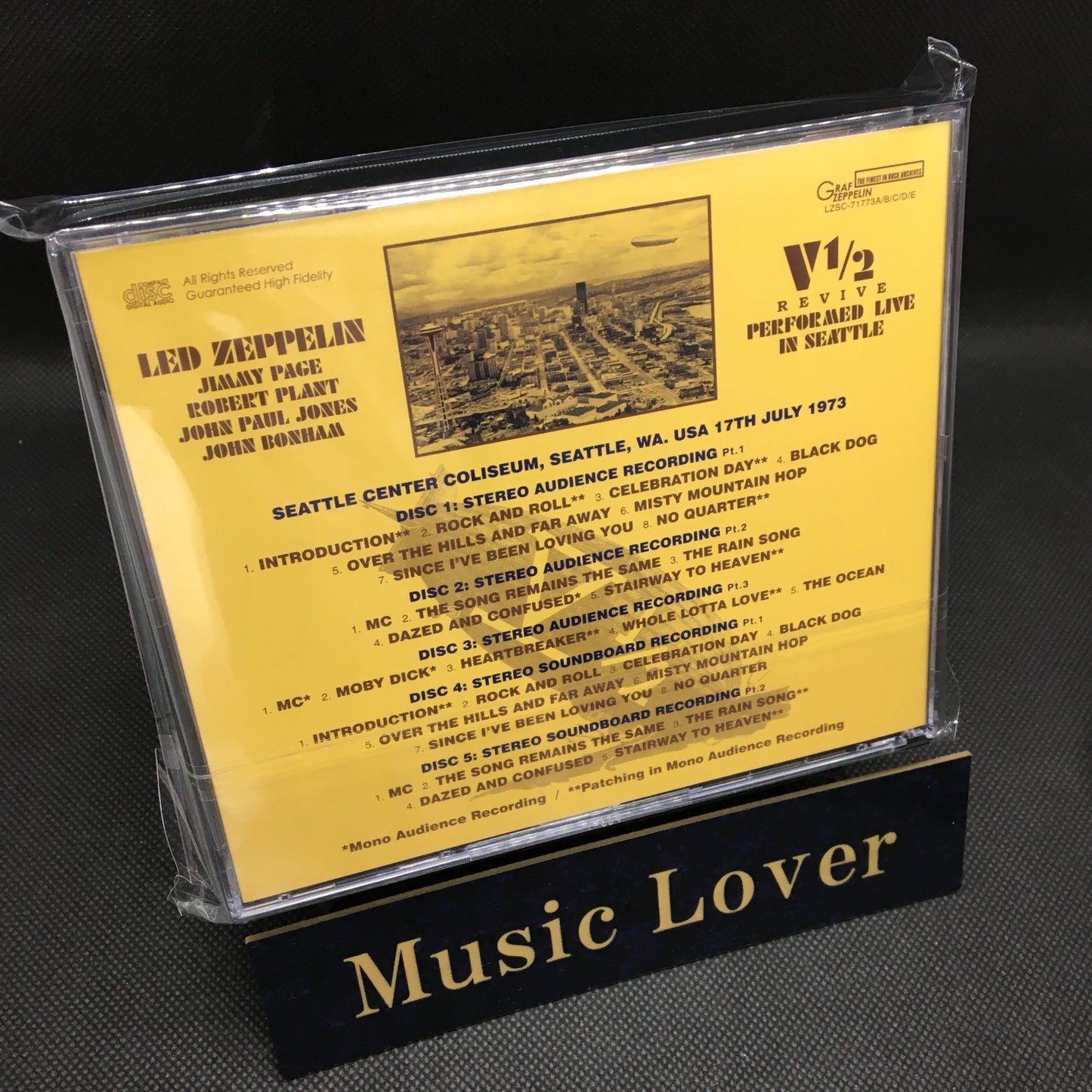 LED ZEPPELIN / V1/2 REVIVE (5CD+Limited Poster)