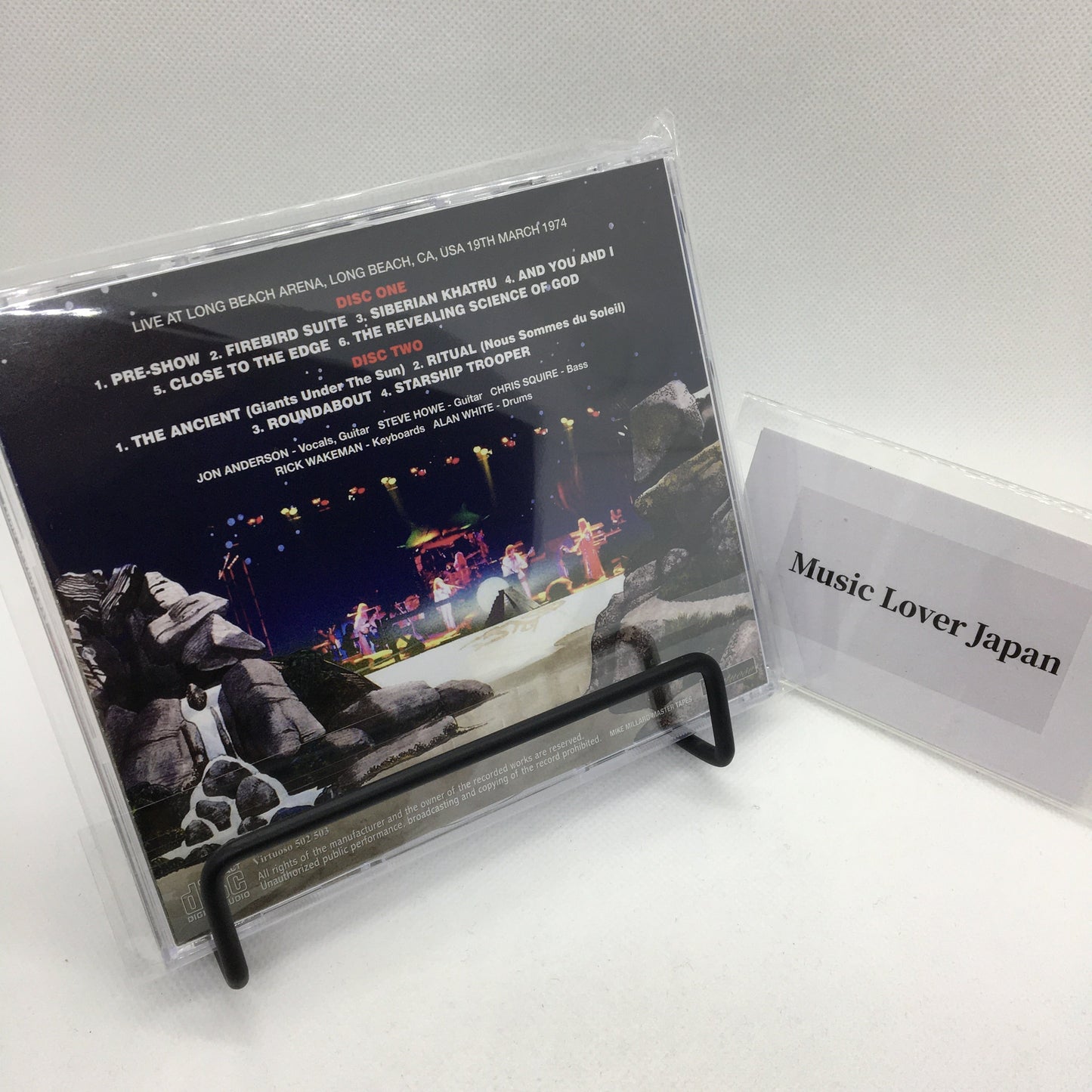 YES / LONG BEACH 1974 MIKE MILLARD MASTER TAPES (2CD)