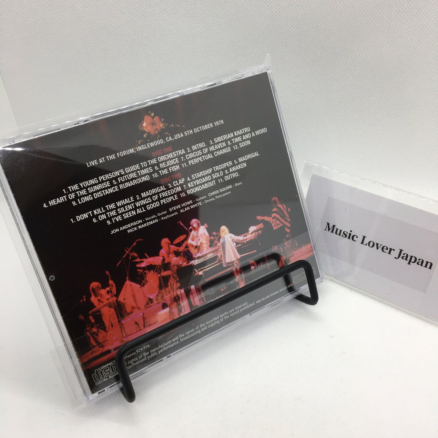 SÍ / LA FORUM 1978 1.ª NOCHE Cintas maestras de Mike Millard (2 CD)