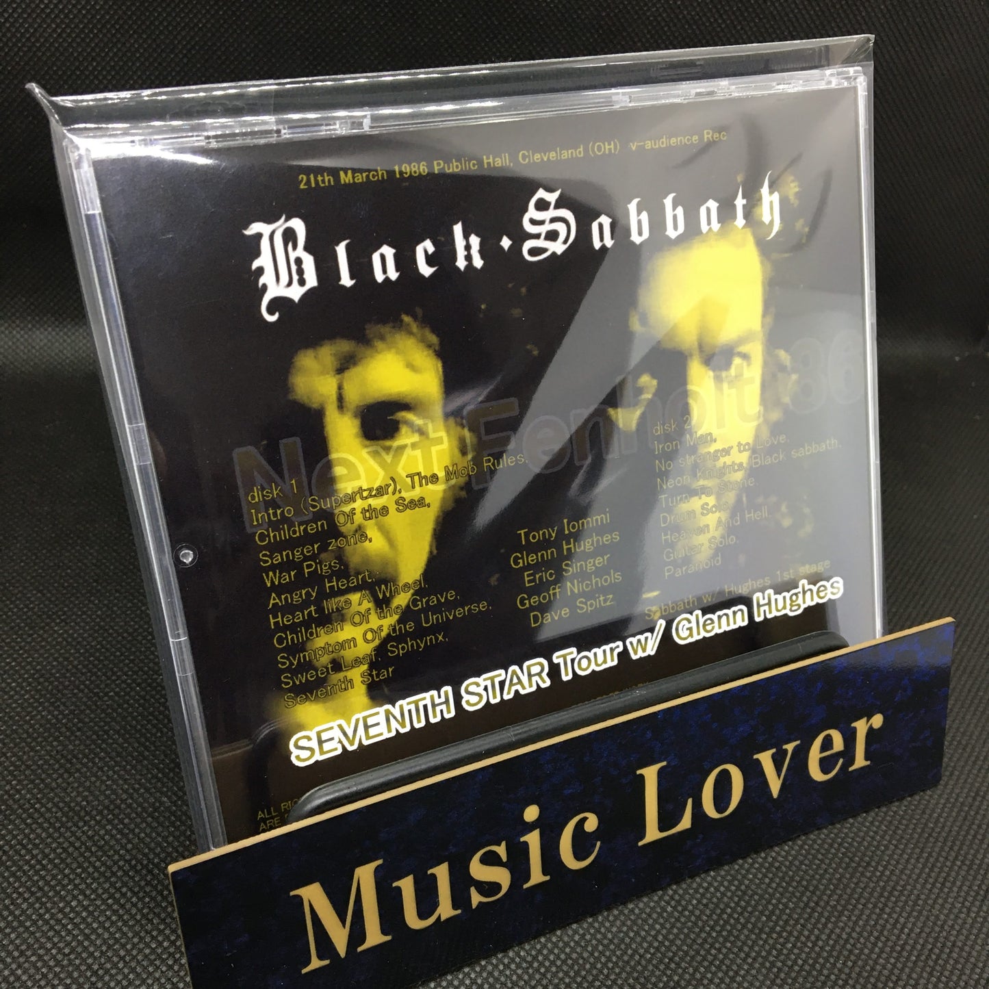 BLACK SABBATH With Glenn Hughes / "Seventh Star" Tour 1986 (2CDR)