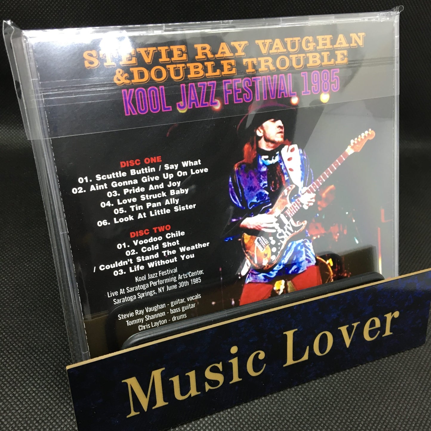 STEVIE RAY VAUGHAN & DOUBLE TROUBLE / KOOL JAZZ FESTIVAL 1985 Soundboard (2CDR)