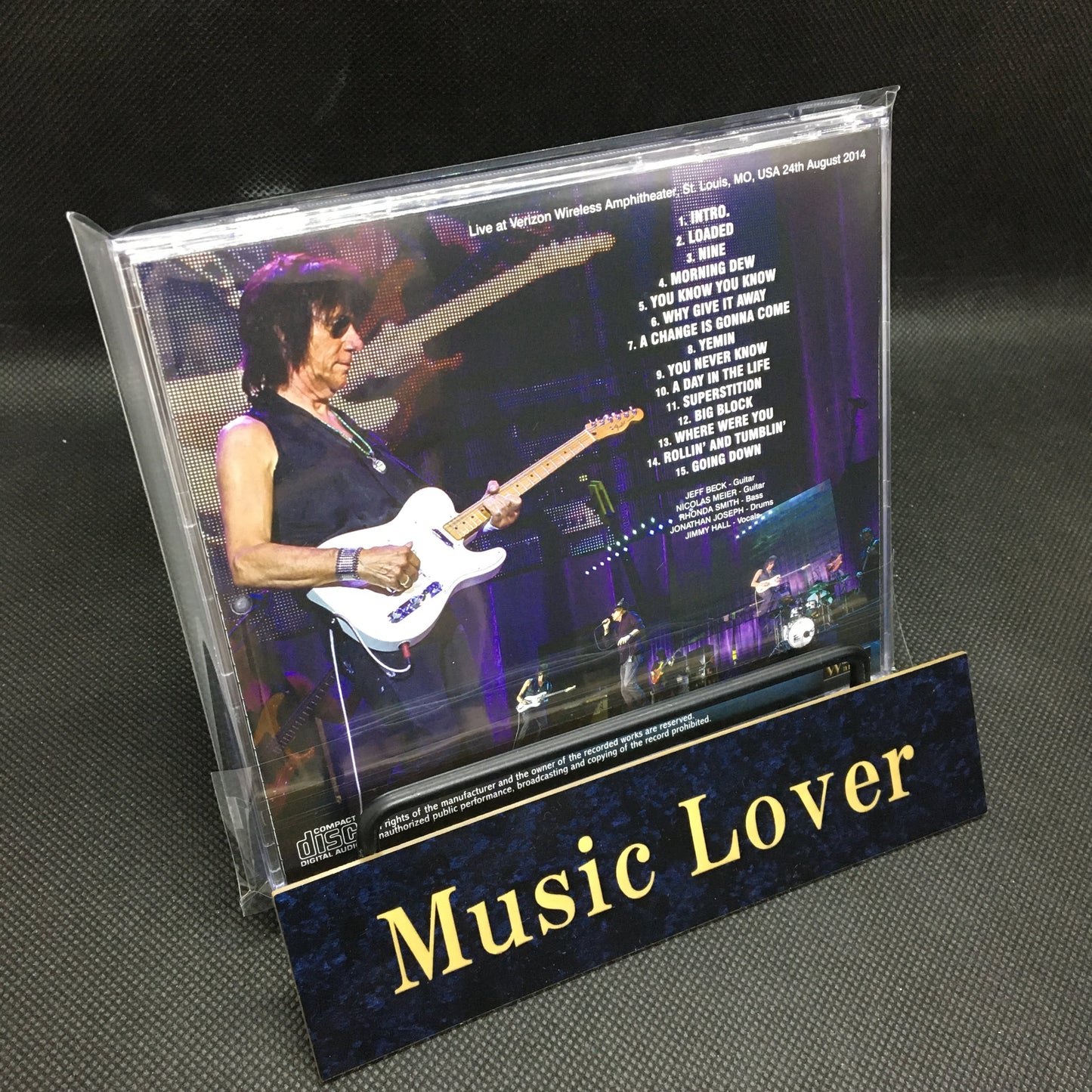 JEFF BECK / ST. LOUIS 2014 with new artworks SOUNDBOARD (1CD)