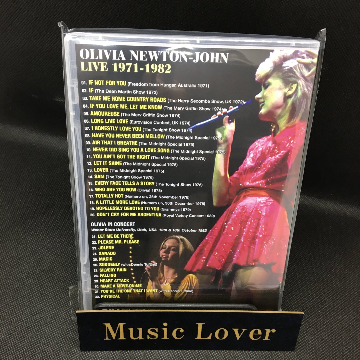 OLIVIA NEWTON-JOHN / LIVE 1971-1982 PRO SHOT (1DVDR)