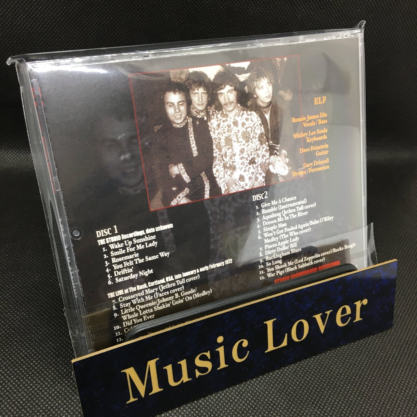 ELF / LIVE AND STUDIO STEREO SOUNDBOARD (2CDR)