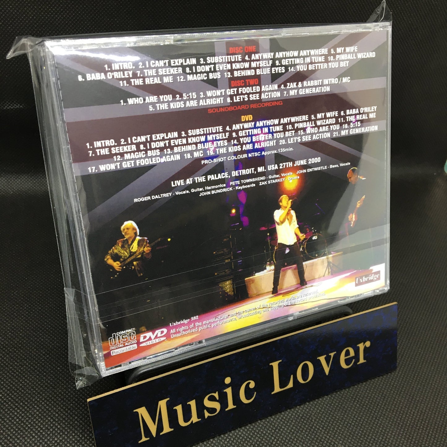 THE WHO / EN CUALQUIER LUGAR DE DETROIT 2000 (2 CD + 1 DVD)