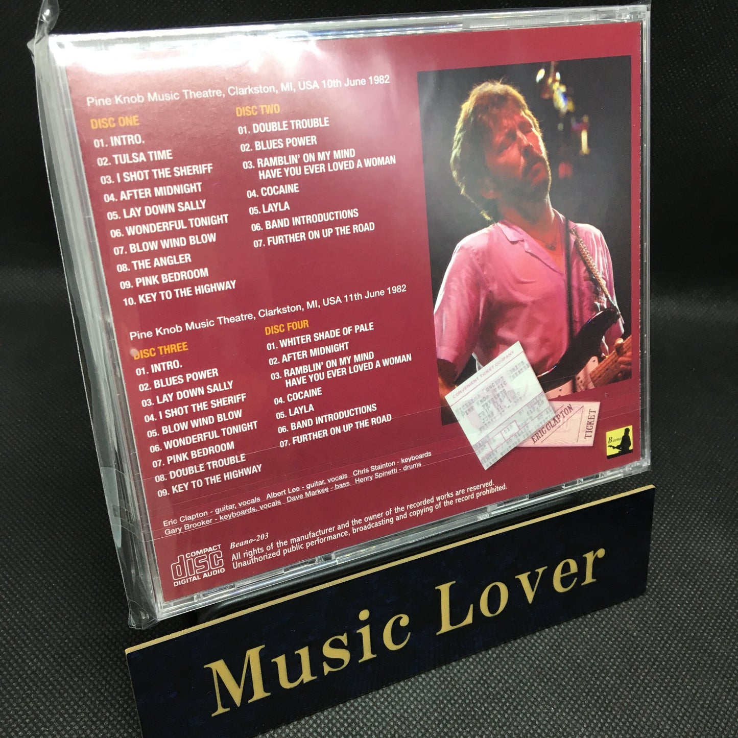 ERIC CLAPTON / CLARKSTON 1982 (4CD)