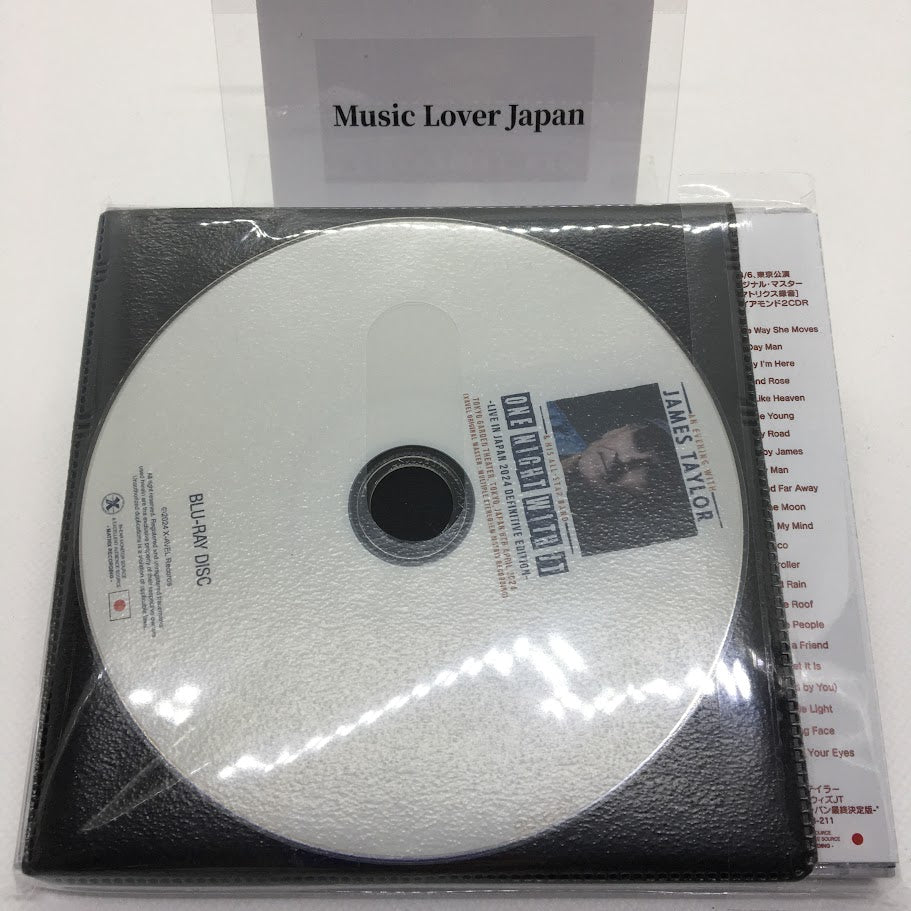 James Taylor / One Night with JT Live in Japan 2024 Edición Definitiva Limitada (2 CD + 1 BDR)