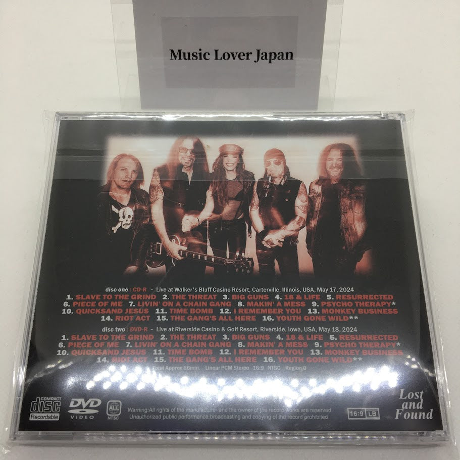 SKID ROW LZZY HALE / LA GANG AL RESORT (1CDR+DVDR)