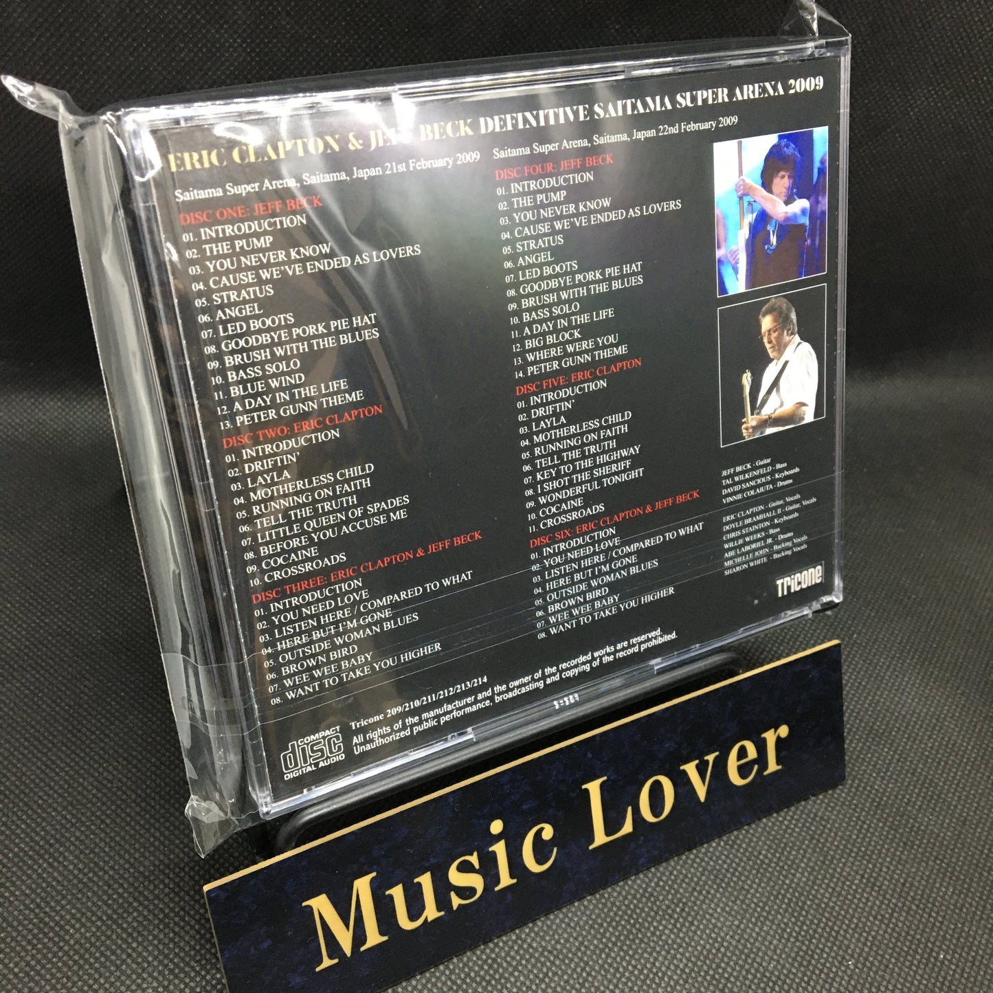 ERIC CLAPTON & JEFF BECK / DEFINITIVE SAITAMA SUPER ARENA 2009 (6CD)