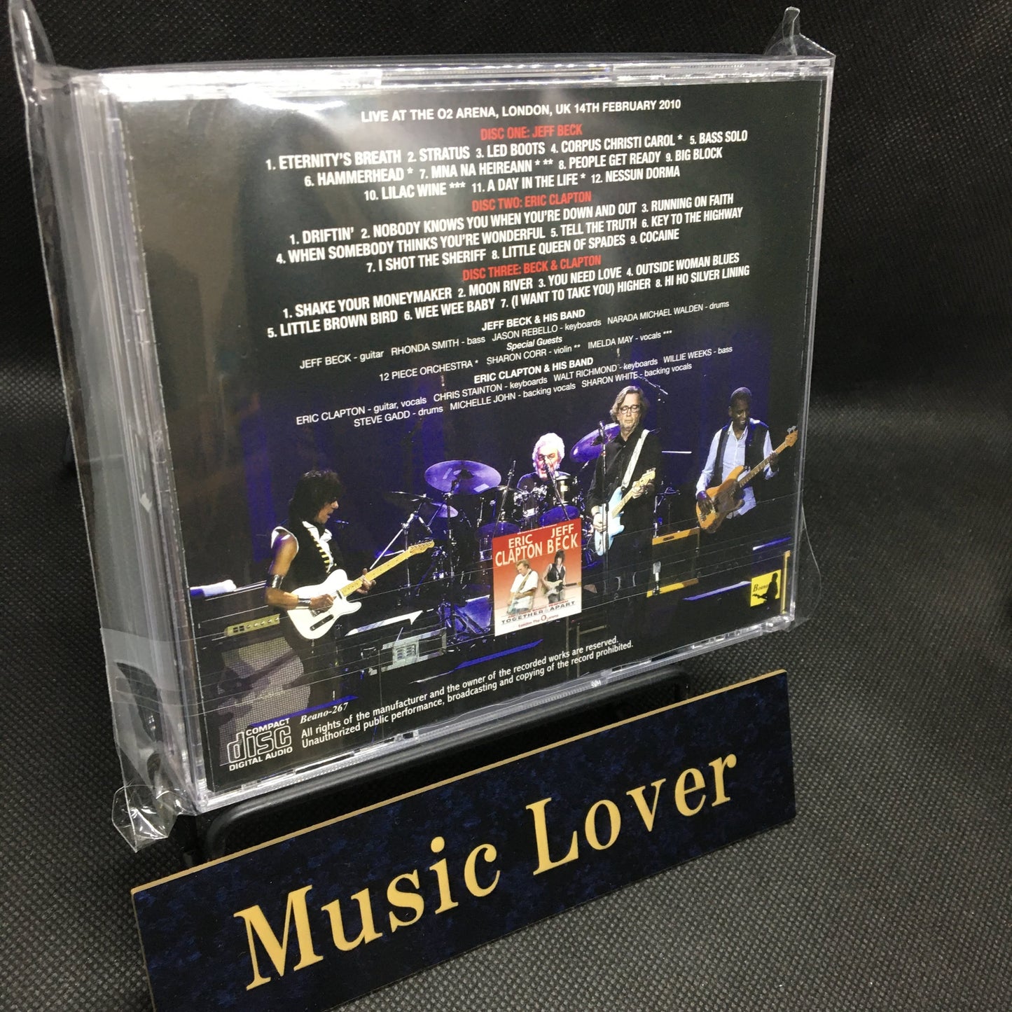 ERIC CLAPTON & JEFF BECK / ULTIMATE LONDON 2010 2ND NIGHT FRONT ROW (3CD)
