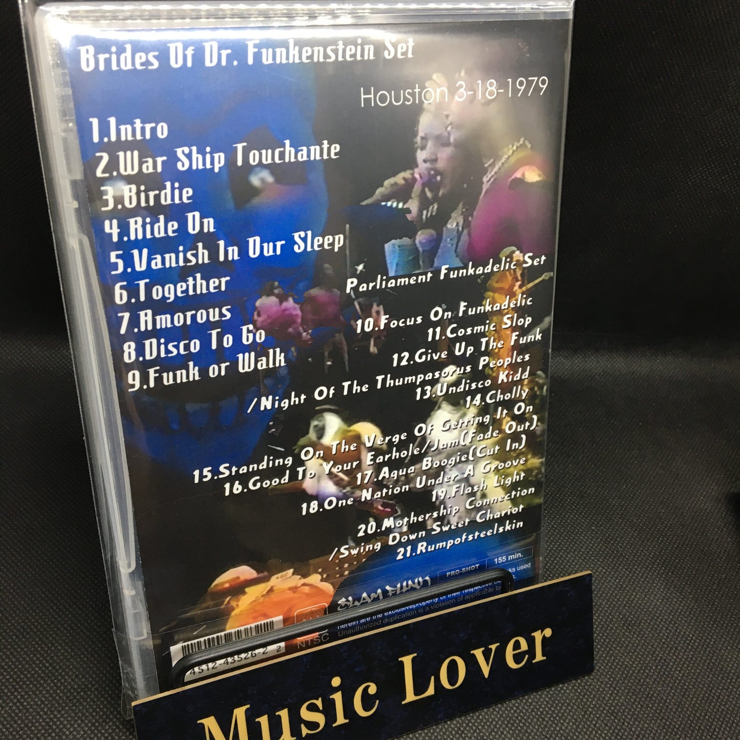 PARLIAMENT FUNKADELIC / HOUSTON 1979 PRO-SHOT (1DVDR)