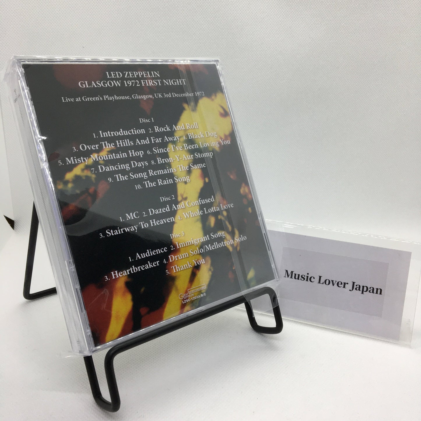 LED ZEPPELIN / GLASGOW 1972: 1ST NIGHT (3CD)