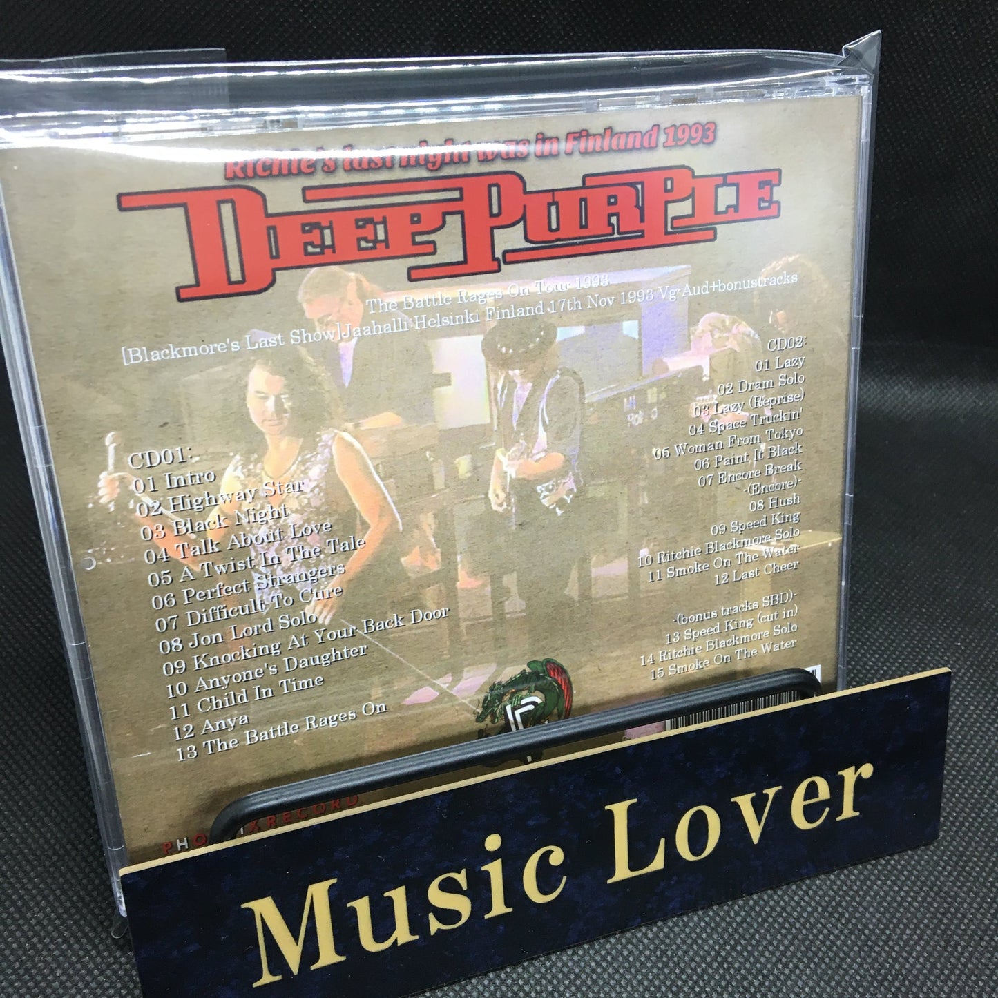 Deep Purple / The Battle Rages On Tour 1993 Blackmore's Last Show (2CDR)