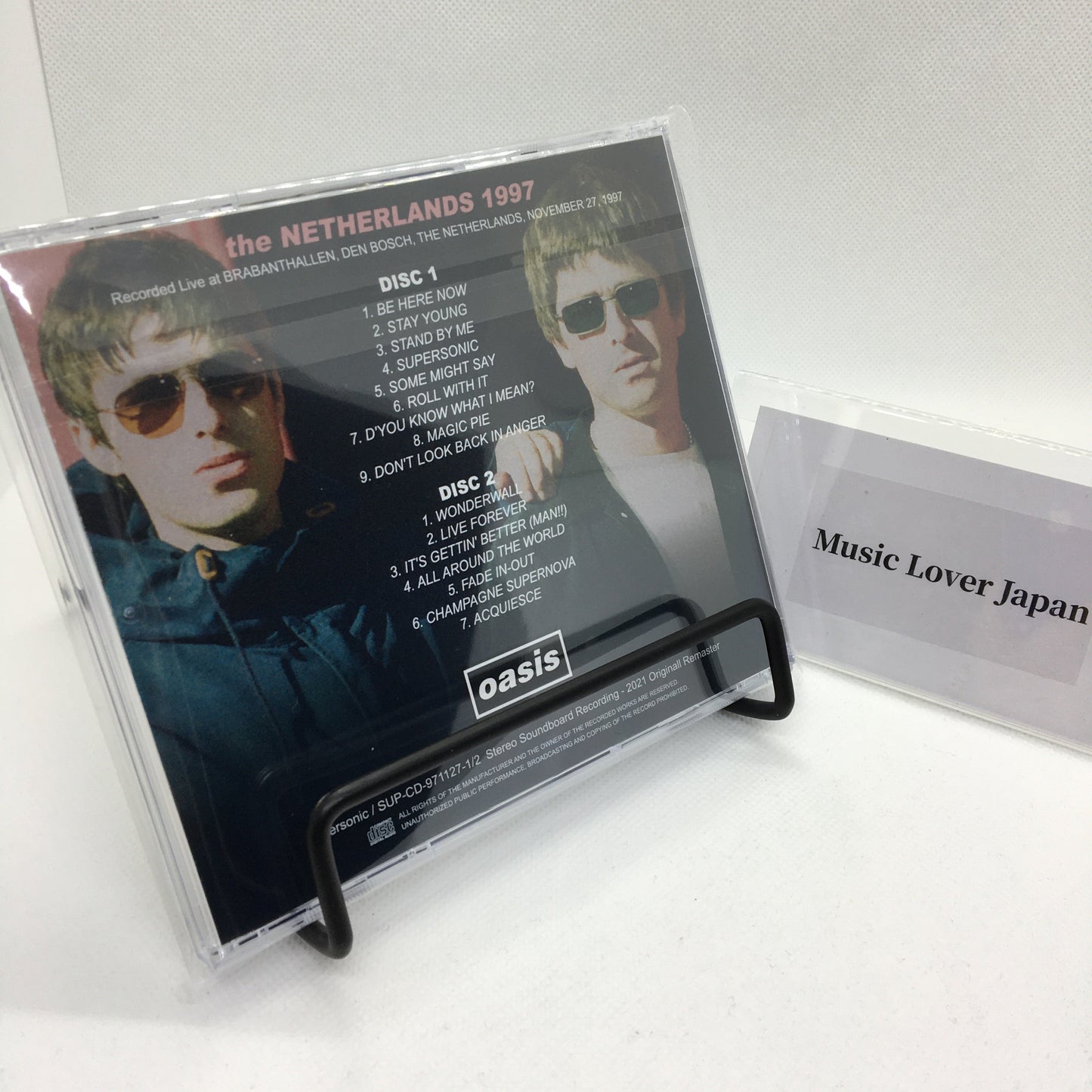 OASIS / THE NETHERLANDS 1997 (2CD)